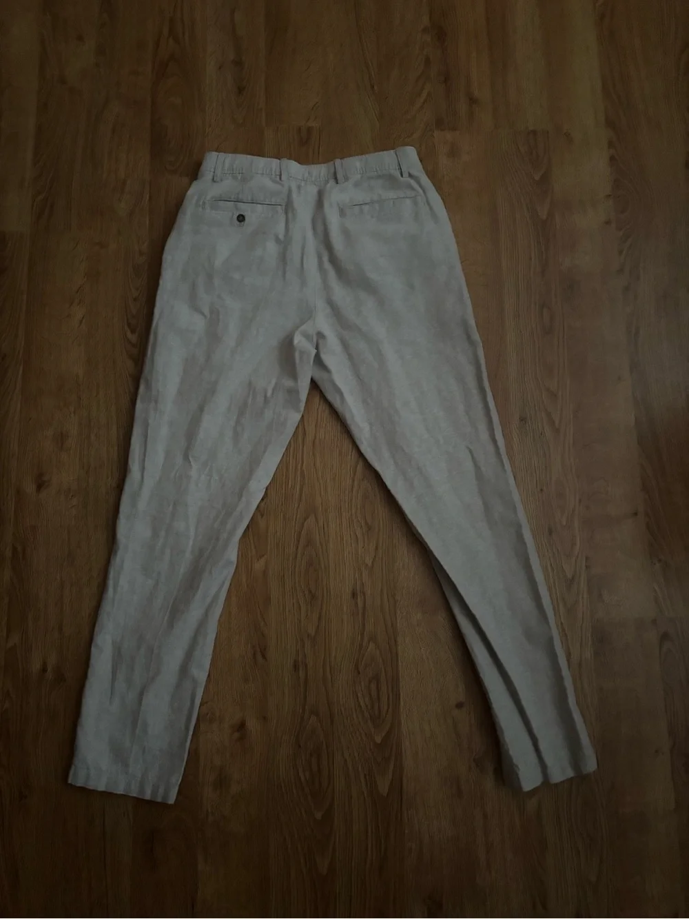 Old Navy Light Beige Linen Pants